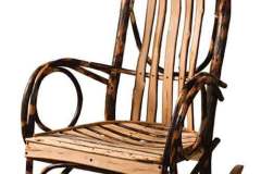 Live Edge Rustic Amish Hand Crafted Rocker.