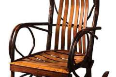 Rustic Overtall Amish Made Custom Rocker.
