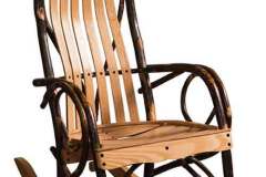 Rustic Child's Rocker Amish Custom Built With Bendwood.