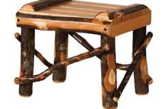 Small Rustic Amish Built Custom Footstool.