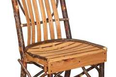 Bendwood Custom Built Amish Rustic Diner Chair.
