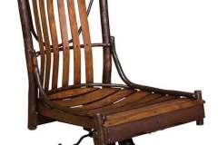 Bendwood Custom Crafted Amish Rustic Desk Chair.