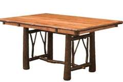 Twig Trestle Amish Crafted Rustic Table.