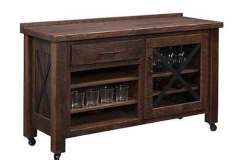 UBF-Amish-Barnwood-Furniture-Wellington-Beverage-Cart