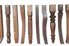 Here you see another group of the many different table legs we have for you to select from. All our custom Amish crafted and come in many different wood species and stain colors.