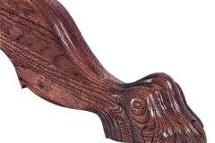 A lot of tables from years gone by were made with these custom Amish made claw feet. You don't see them much anymore but they are still available.