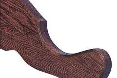 Here is the VO-6 custom Amish made table pedestal foot. It is a bit more curved than the VO-4 foot. It is one of the more basic choices of feet that we use a lot of.