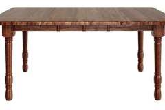 Why is called a Chair Leg table.? The table legs look like chair legs and the builder has chairs available that do actually match the table legs. Custom Amish craftsmanship is the best way to go for a table that will last a lifetime.