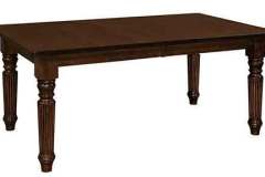 High end looks with old world Amish master craftsmanship blend perfectly with our Berkshire Leg table crafted out of solid cherry.  Big blocky legs feature both clean turnings and the fluted reeds in perfect harmony.