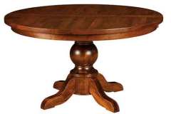 Round Carson Amish built table. Available in several sizes.