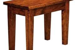 Custom built Denver shorter bench. This size only has a solid top.