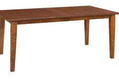 Here is our Denver leg table shown in Cherry wood.