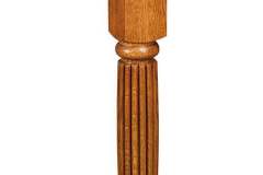 Reeded table leg for our Hampton table.
