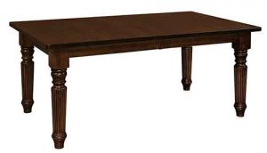 Amish Crafted Reed Legged Berkshire Dining Room Table