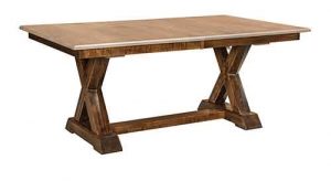 Amish custom Knoxville trestle table
