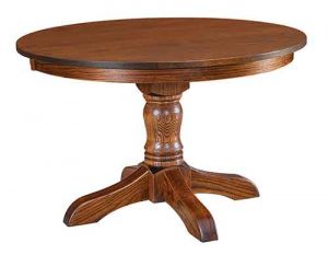 Custom McKenzie Single Pedestal table