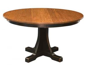 Ridgewood Single pedestal custom table
