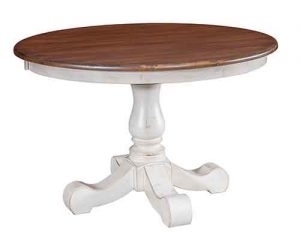 Custom Savannah single pedestal table