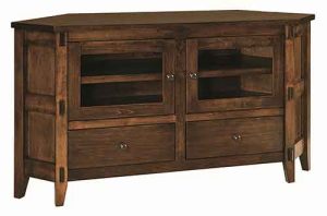 Amish Made Custom Living Room Bungalow TV Stand SC 62C.