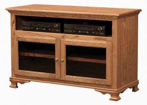 Amish Custom Crafted Living Room Heritage Console TV Stand SC 046 H.