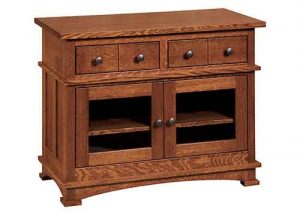 Amish Custom Built Living Room Kenwood Console TV Stand SC 50.