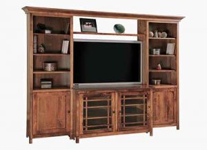 Amish Custom Crafted Living Room Mission Jason Entertainment Center SC 48W.