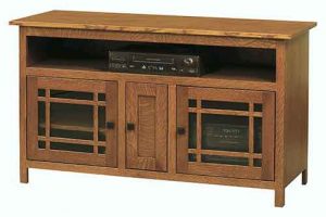 Amish Custom Made Living Room MissionTV Stand SC 3053.