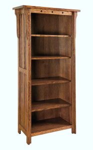 Amish Custom Made Living Room Royal Mission Bookcase.