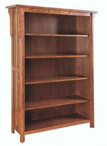 Amish Custom Made Living Room Royal Mission Bookcase.
