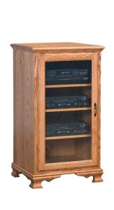 Amish Custom Living Room SWE OSC Heritage Stereo Cabinet.
