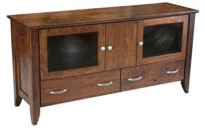 Custom Crafted Amish Living Room Jaymont TV Stand.