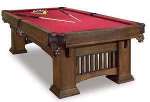 Amish Crafted Classic Mission Pool Table