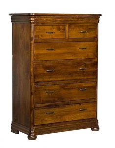 Amish Crafted Custom Edwardsville Bedroom Chest of Drawers.