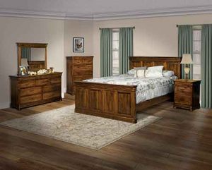 Edwardsville Amish Custom Built Bedroom Set.