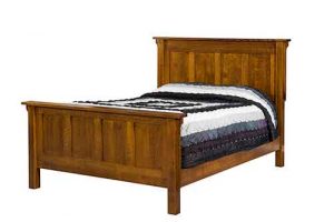 Custom Lafayette Amish Crafted Paneled Bed.