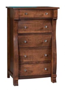 Amish Custom Built Riviera Chest of Drawers.