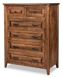 Amish Made Custom Bay Pointe Bedroom Chest of Drawers.
