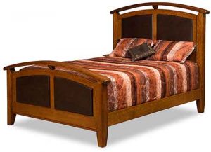 Quality Amish Built Bedroom Furniture Cascade Bed.