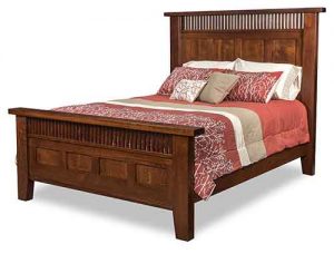 Amish Crafted Bedroom Furniture Houston Mission Bed.