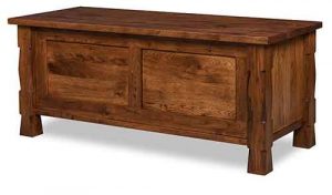 Quality Amish Crafted Bedroom Furniture Ouray Blanket Chest.