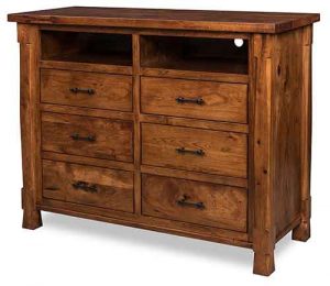 Handmade Amish Furniture Ouray Media Chest.