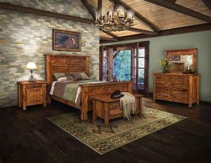Custom Amish Crafted Bedroom Furniture Ouray Bedroom Set.