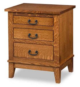 Amish Made Bedroom Furniture Sierra Mission Night Stand.