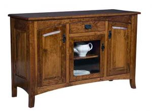 Cambria sideboard with shelves