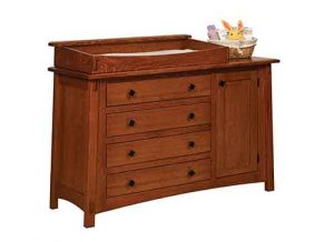 McCoy Amish Crafted Custom Changing Table.