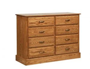 Amish Custom Crafted Children's Reversible 8 Drawer Chest.