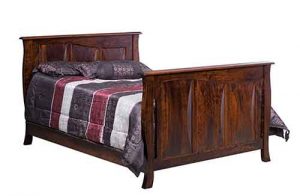 Paneled Amish Made Cayman Custom Convertible Bed.