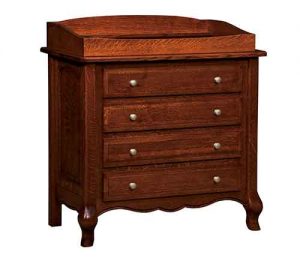 Amish Made Children's Furniture French Country Dresser and Changing Table.
