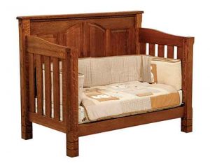 West Lake Amish Custom Made Toddler Conversion Bed.