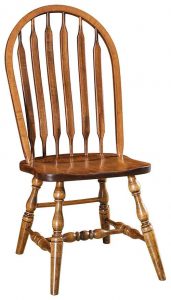 Amish Custom Chairs Bent Paddle Side